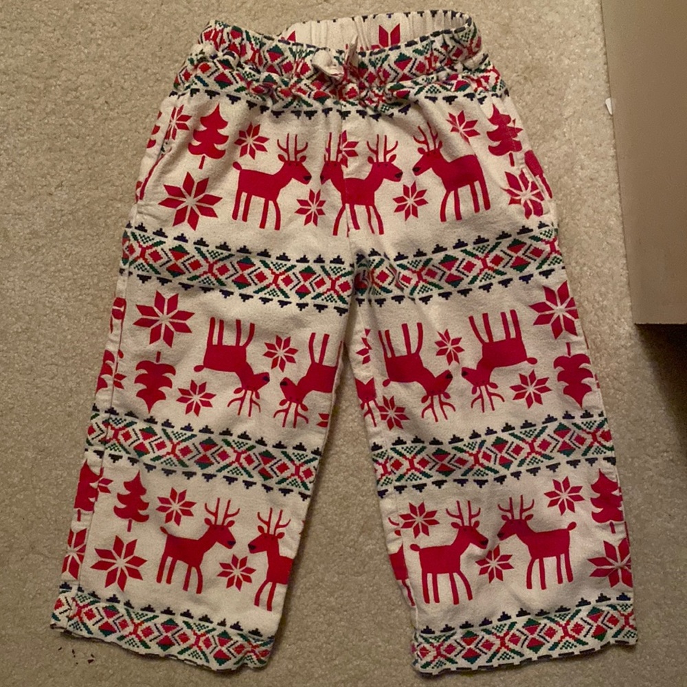 Dear deer flannel pajama pant